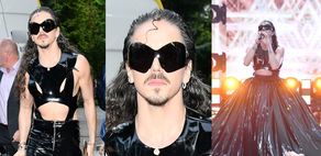 Michał Szpak w stroju lateksowego OWADA frunie na Polsat SuperHit Festiwal (ZDJĘCIA)