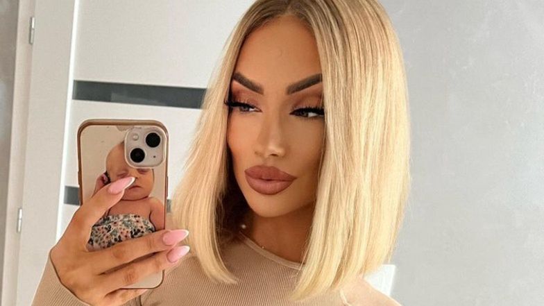 Laura z "Love Island" karmi roczne dziecko PARÓWKAMI! Internauci z przerażeniem: "Przecież to syf" (FOTO)