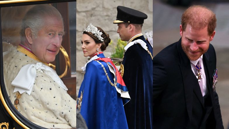 Tłumy gości na koronacji króla Karola III i królowej Camilli. Kate Middleton, książę William, książę Harry... (ZDJĘCIA)