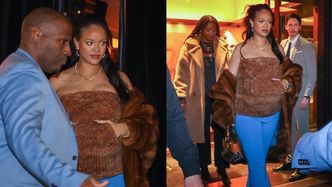 Rihanna opuszcza paryski hotel o drugiej w nocy i wraz z przyjaciółką udaje się na kolację (ZDJĘCIA)