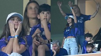Przejęci żona i synowie Leo Messiego kibicują mu z trybun podczas finału mundialu w Katarze! (ZDJĘCIA)