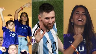 Argentyna w finale mundialu! Żona Leo Messiego i jego trzej synowie radują się na trybunach w Katarze (ZDJĘCIA)