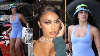 Instagram vs rzeczywistość: Córka Madonny taszczy ciężkie walizy na lotnisko po pokazie wyszczuplających majtek Kim Kardashian (ZDJĘCIA)