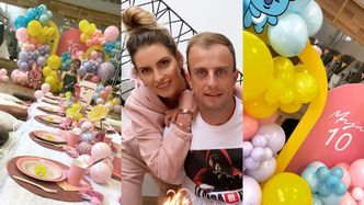 Dominika i Kamil Grosiccy wyprawili córce BAJKOWE 10. urodziny: uroczy tort, mnóstwo balonów i STANOWISKO DO MAKIJAŻU (ZDJĘCIA)