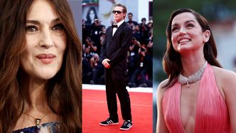 Gwiazdy na Festiwalu Filmowym w Wenecji: Monica Bellucci, Ana de Armas i Brad Pitt (ZDJĘCIA)