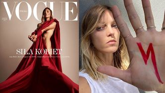 Anja Rubik pozuje nago na MOCNEJ okładce "Vogue Polska". "Władza ZNIEWALA KOBIETY zakazem aborcji"