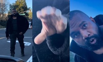 Kanye West został oskarżony o NAPAŚĆ! Raper wyrwał kobiecie telefon z rąk, po czym cisnął nim w powietrze