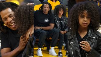 10-letnia córka Beyonce i Jaya-Z "tryska energią" na meczu koszykówki (ZDJĘCIA)