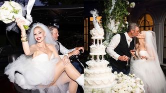 Tak wyglądał ślub Gwen Stefani. Wyszła za mąż w BIAŁYCH KOWBOJKACH! (ZDJĘCIA)