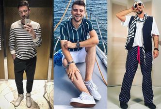 Najmodniejsze ubrania w marynarskim stylu - 5 stylizacji celebrytów