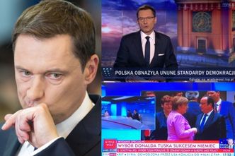 "Wiadomości" o wyborze Tuska: "Polska obnażyła UNIJNE STANDARDY DEMOKRACJI!"
