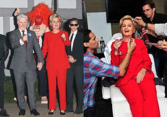 Katy Perry przebrana za Hillary Clinton, a Orlando Bloom za...? (ZDJĘCIA)