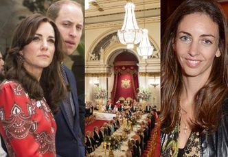 "Kochanka" księcia Williama pojawiła się na bankiecie w pałacu. Kate usiadła daleko od niej...