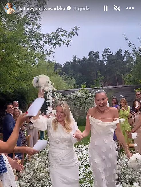 Aktorka Joanna Balasz WZIĘŁA ŚLUB ze swoją partnerką. Tak wyglądała ceremonia (FOTO)