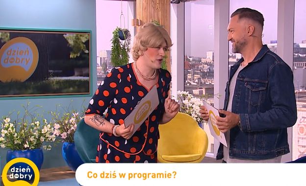 Mateusz Glen, znany jako Ta Jedna Ciotka, poprowadził "Dzień dobry TVN". Kim jest twórca, który podbił serca internautów?
