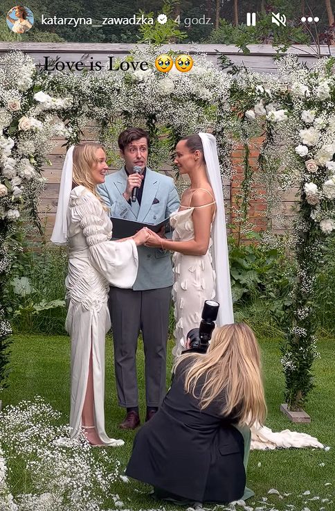 Aktorka Joanna Balasz WZIĘŁA ŚLUB ze swoją partnerką. Tak wyglądała ceremonia (FOTO)