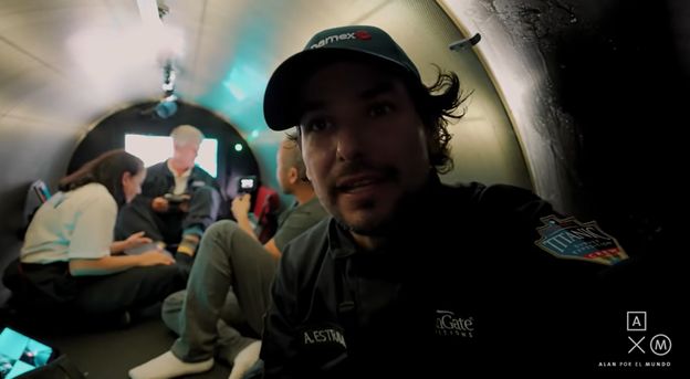 Meksykański aktor płynął Titanem do wraku Titanica. Wtedy też doszło do AWARII! "Bałem się o swoje życie"