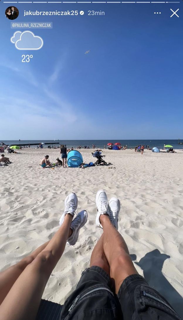 Tak Jakub Rzeźniczak relaksuje się po głośnym wywiadzie u Żurnalisty. Pokazał wspólne zdjęcie z Pauliną (FOTO)