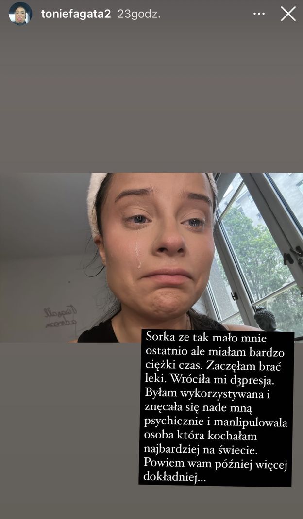 Zapłakana Fagata OSKARŻA swojego eks: "SZANTAŻUJE MNIE! Zdradzał jednocześnie mnie i inną dziewczynę"