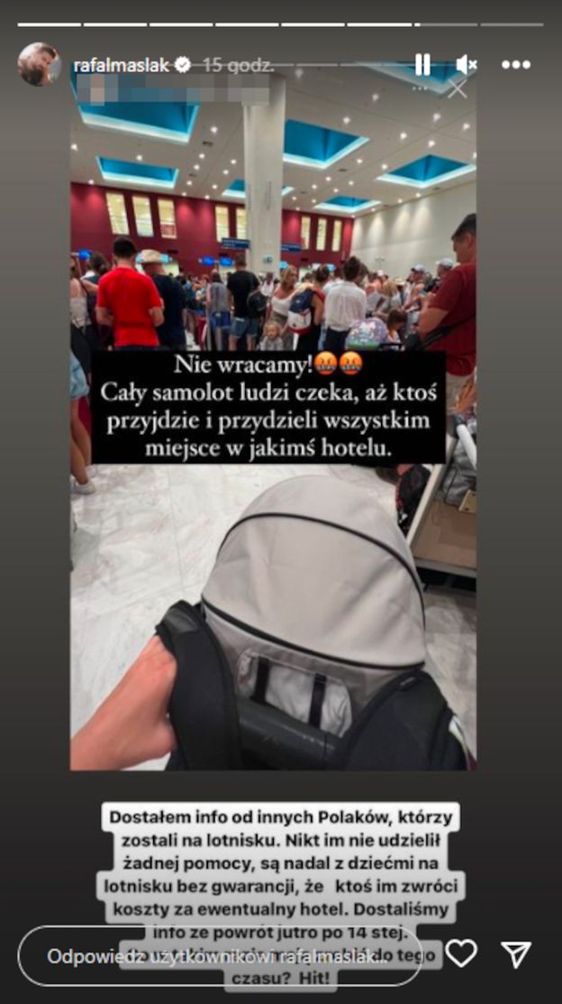 Koszmarny finał wakacji Rafała Maślaka i jego żony w Grecji. Nie mogli wrócić do Polski: "Zostaliśmy zostawieni SAMI SOBIE"