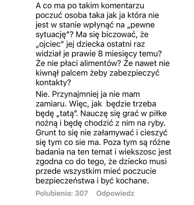 Joanna Opozda w OSTREJ dyskusji z internautką nawiązuje do Królikowskiego? "Ojciec dziecka ostatni raz widział je osiem miesięcy temu"
