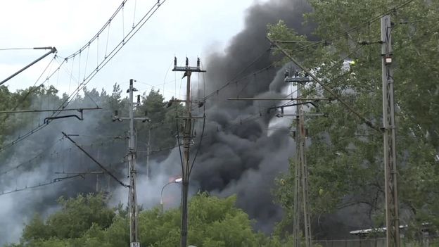 Wybuch hali z chemicznymi odpadami. Iwona Węgrowska świadkiem EKSPLOZJI: "Martwię się o zdrowie całej rodziny"