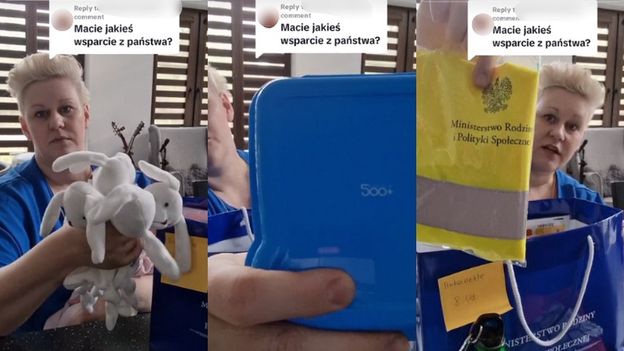 Urodziła PIĘCIORACZKI. Pokazała, co dostała od rządu: pampersy, misie w koszulkach 500+, magnes...