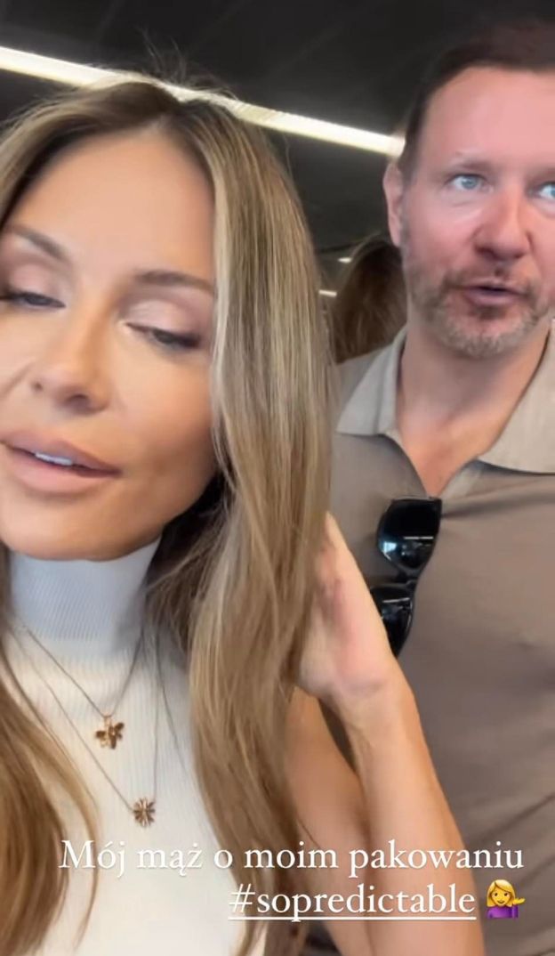 Małgorzata Rozenek awanturuje się z Majdanem przy odprawie bagażowej: "Wymyka ci się to spod kontroli. Jesteś W PANICE!"