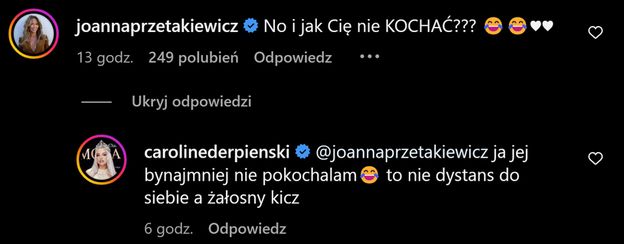 Katarzyna Nosowska odpowiada na zaczepki Caroline Derpienski, która nazwała ją babcią (WIDEO)