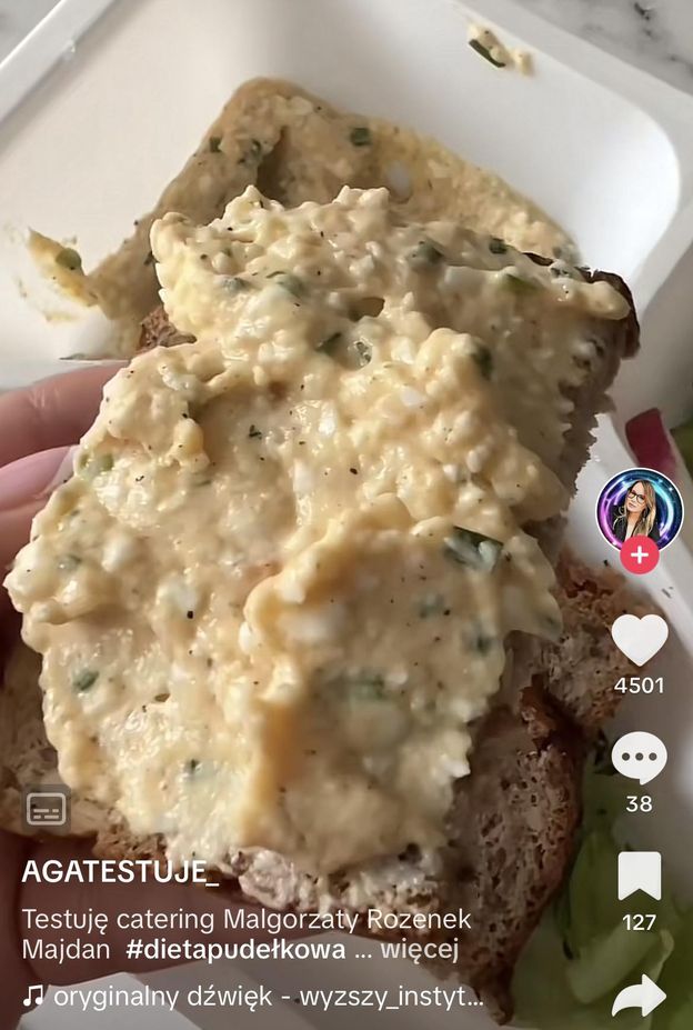 Tiktokerka MIAŻDŻY catering Małgorzaty Rozenek: "Gorzej niż u Gessler. Jak COŚ TAKIEGO można wysłać do jedzenia?"