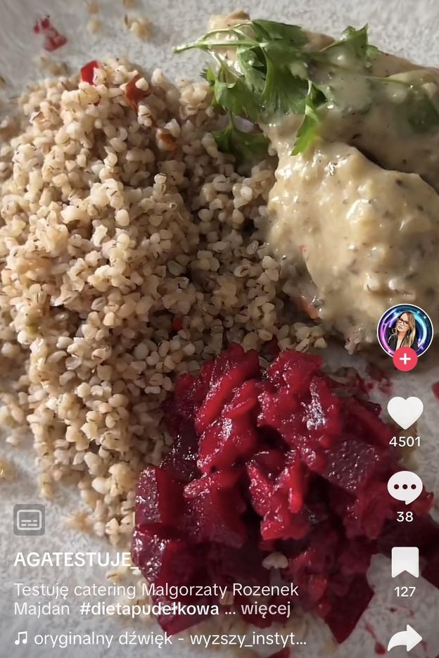 Tiktokerka MIAŻDŻY catering Małgorzaty Rozenek: "Gorzej niż u Gessler. Jak COŚ TAKIEGO można wysłać do jedzenia?"