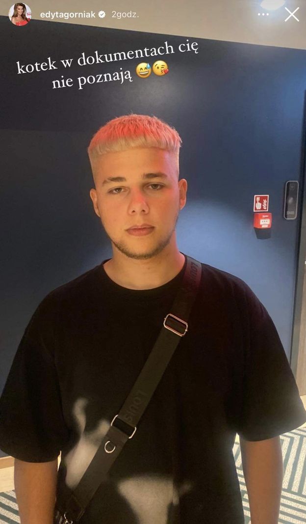 Allan Krupa zmienił kolor włosów. Edyta Górniak w SZOKU: "Kotek, w dokumentach Cię nie poznają" (FOTO)