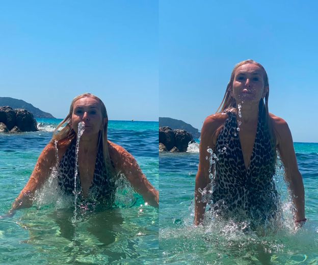 Monika Olejnik prezentuje wakacyjną formę w "drapieżnym" bikini. Internauci chwalą: "Wygląda pani jak AFRODYTA" (FOTO)