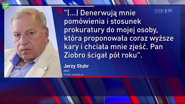 "Wiadomości" TVP wzięły na celownik Jerzego Stuhra. Przy okazji oberwali też inni celebryci: "Niektórym WOLNO WIĘCEJ"