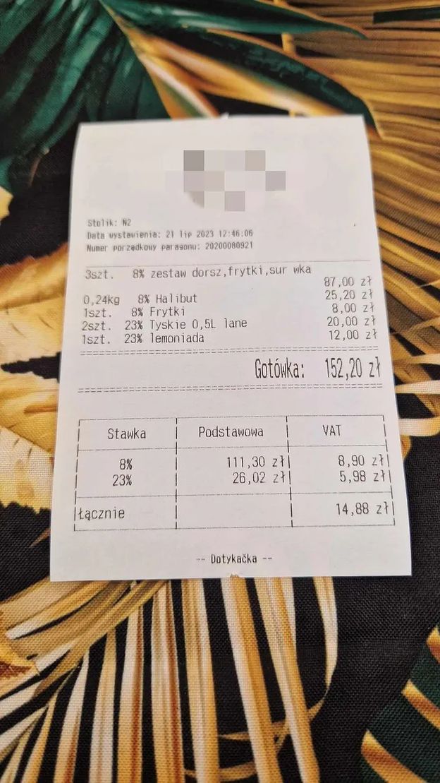 Tyle zapłacił za obiad w Mielnie. Był w szoku, gdy dostał rachunek
