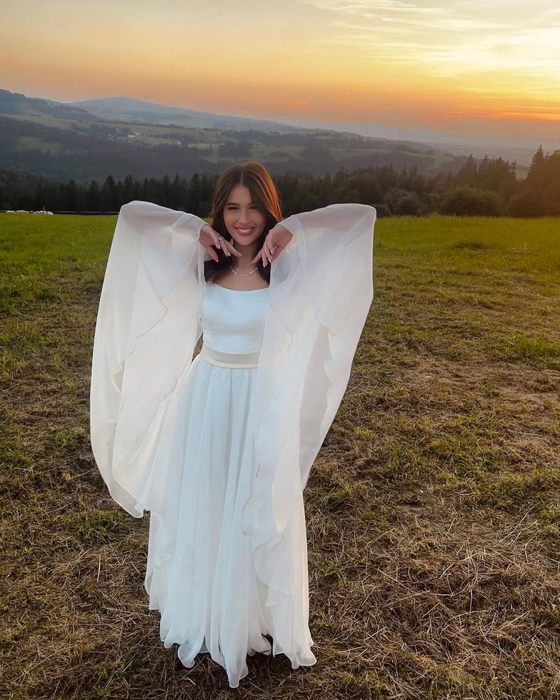 Anielska kreacja Roksany Węgiel