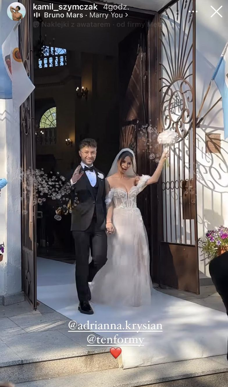 Adrianna Krysian wyszła za mąż
