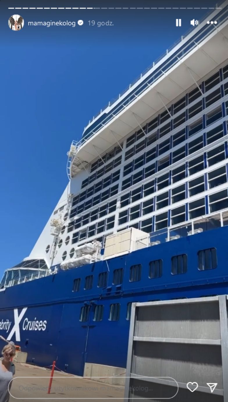 Mama Ginekolog wypoczywa na statku wycieczkowym