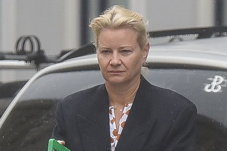 Kożuchowska w drodze do kliniki medycyny estetycznej