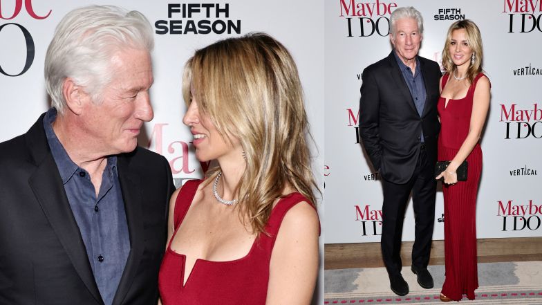 73-year-old Richard Gere shines at the movie premiere with his wife, 33 years younger (photos)