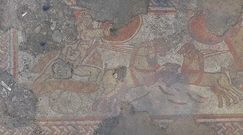 Przypadkowo znalazł 1500-letnią rzymską mozaikę na polu. Historyczne odkrycie w Wielkiej Brytanii