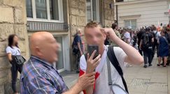 Agresywny antyszczepionkowiec atakuje reportera Wirtualnej Polski