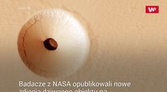 Dziwna dziura na Marsie. Badacze nie wiedzą, skąd taki kształt