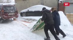 Rosyjski pług śnieżny. Ich pomysłowość zaskakuje