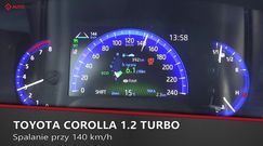 Toyota Corolla 1.2 Turbo 116 KM (MT) - pomiar zużycia paliwa