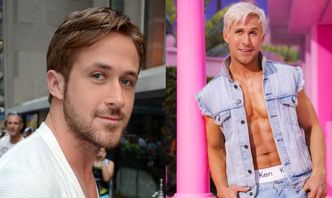 Ryan Gosling jako filmowy Ken uwodzi platynowym blondem i opaloną klatą! Zobaczcie jego metamorfozę (ZDJĘCIA)