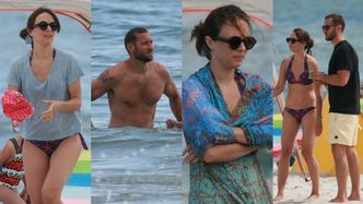 Anna Czartoryska relaksuje się na plaży z mężem, dziećmi i... teściową (ZDJĘCIA)