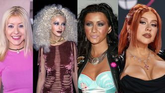 Od uroczej blondynki do RUDEGO WAMPA. Tak się zmieniała Christina Aguilera (STARE ZDJĘCIA)