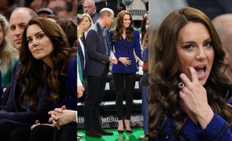 Kate Middleton i książę William zostali WYBUCZENI na meczu koszykówki w Bostonie. Poszło o RASIZM (ZDJĘCIA)