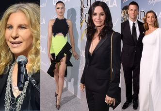 Gwiazdy i modelki pozują na charytatywnej gali: Gisele Bundchen i Tom Brady, Barbra Streisand, Adriana Lima... (ZDJĘCIA)